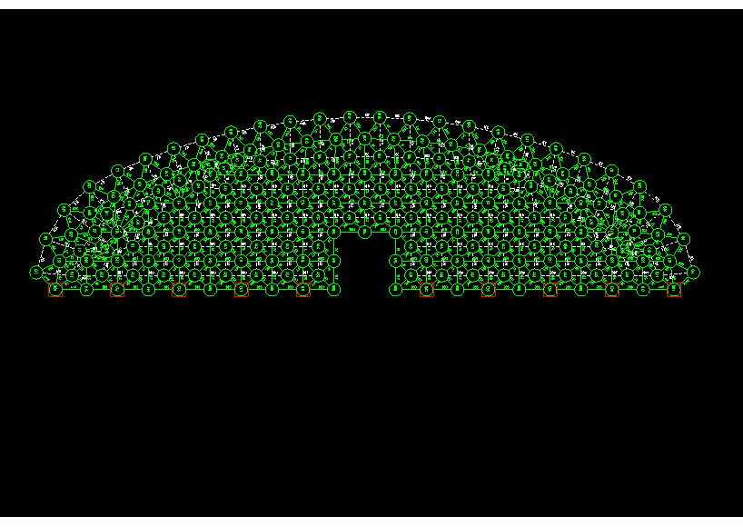 浦东锡林浩特91跨，1000米长干煤棚网架设计