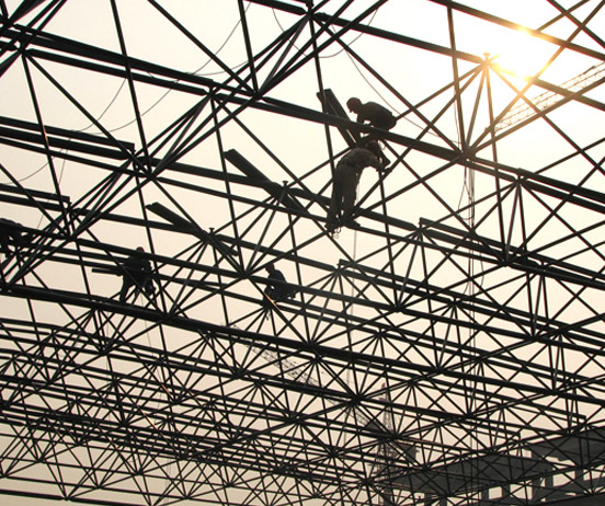 浦东厂房网架安装